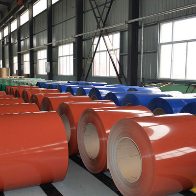 PE SMP HDP PVDF Площадь PPGI Зацинкованная стальная катушка для кровельного листа в 1219 мм 1500 мм ширина